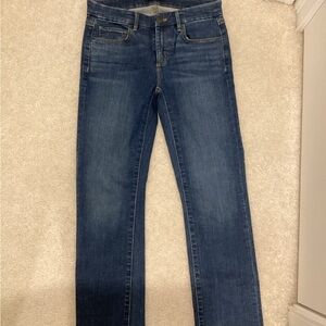 Ann Taylor Straight Crop Blue Women's Jeans